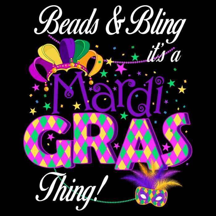 Beads & Bling It's A Mardi Gras Thing Baby Bodysuit