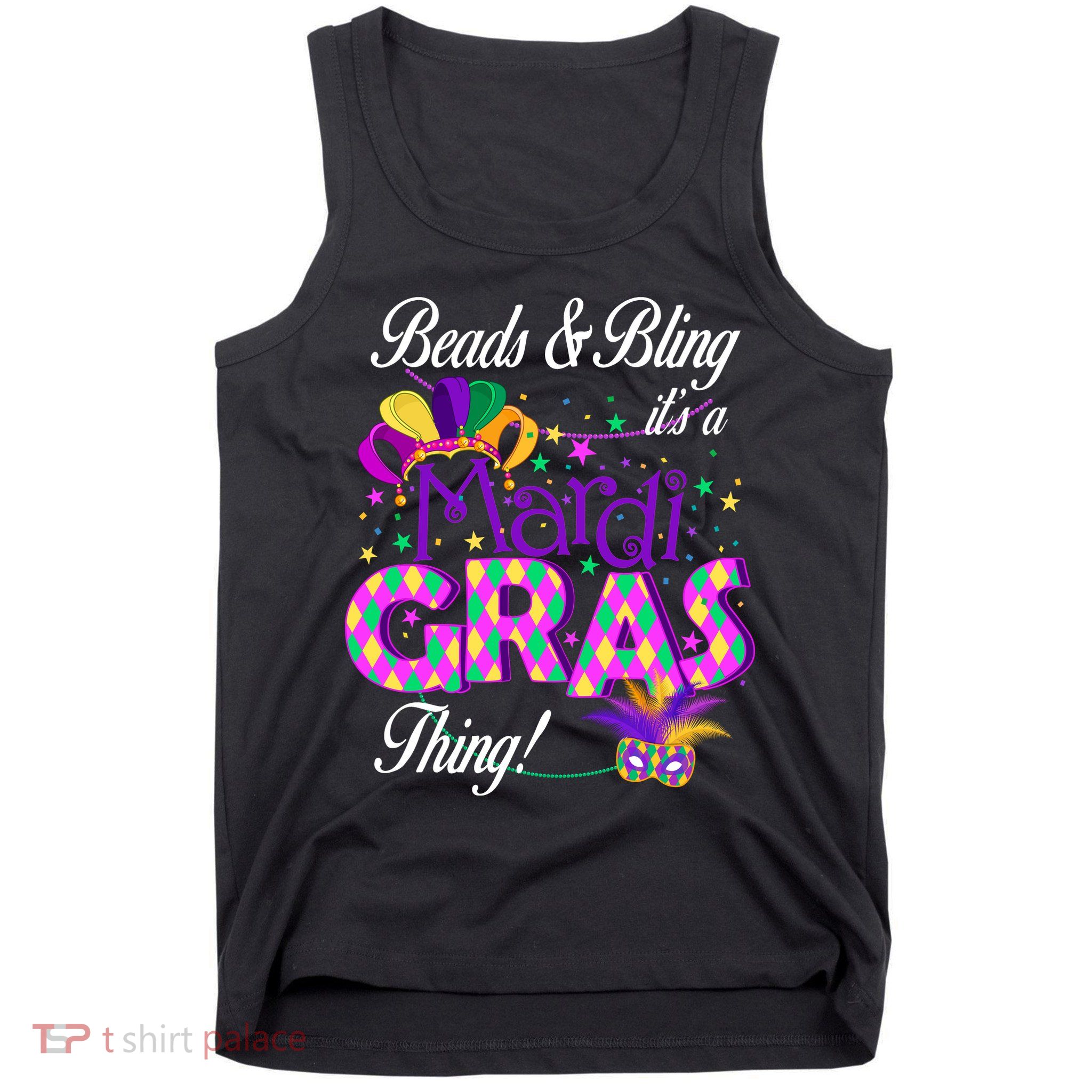Beads & Bling It's A Mardi Gras Thing Tank Top