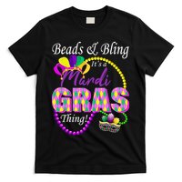Beads and Bling it's a Mardi Gras Thing T-Shirt