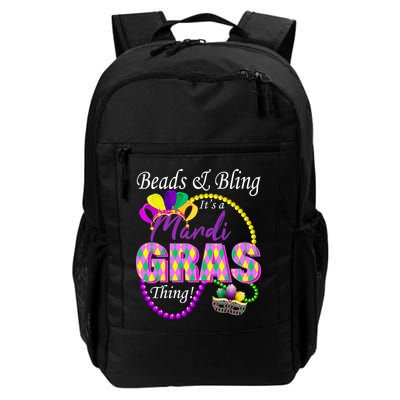 Beads and Bling it's a Mardi Gras Thing Backpack