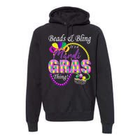 Beads and Bling it's a Mardi Gras Thing Premium Hoodie