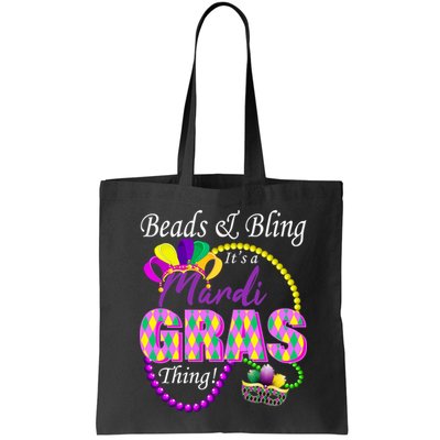 Beads and Bling it's a Mardi Gras Thing Bag