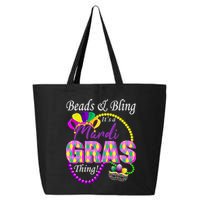 Beads and Bling it's a Mardi Gras Thing 25L Jumbo Tote