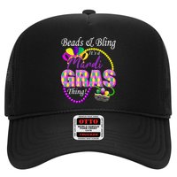 Beads and Bling it's a Mardi Gras Thing Trucker Hat