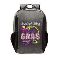 Beads and Bling it's a Mardi Gras Thing Vector Backpack