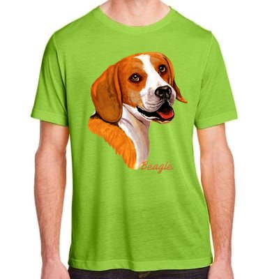 Beagle Dog Signature Portrait Adult ChromaSoft Performance T-Shirt