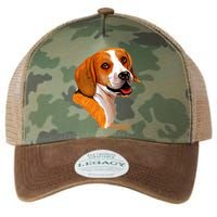 Beagle Dog Signature Portrait Legacy Tie Dye Trucker Hat