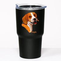 Beagle Dog Signature Portrait Tumbler