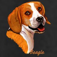 Beagle Dog Signature Portrait Tumbler