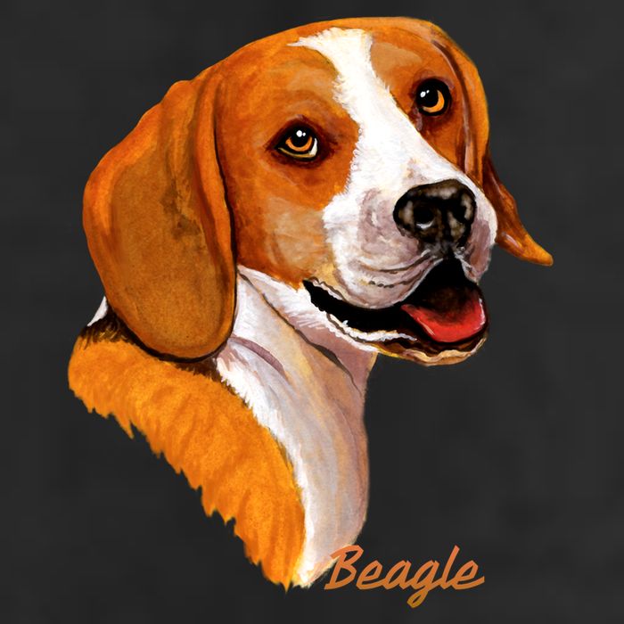 Beagle Dog Signature Portrait Tumbler