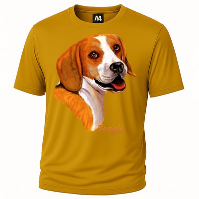 Beagle Dog Signature Portrait Performance Shirt