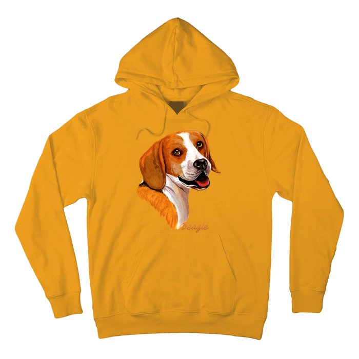 Beagle Dog Signature Portrait Hoodie