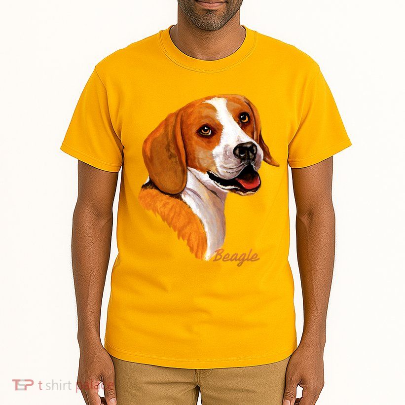 Beagle Dog Signature Portrait Tall T-Shirt