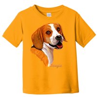 Beagle Dog Signature Portrait Toddler T-Shirt