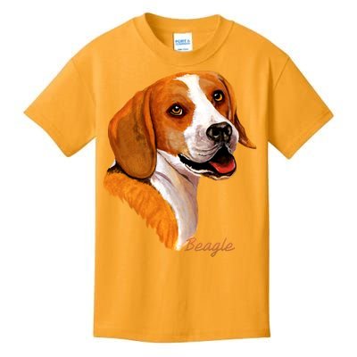 Beagle Dog Signature Portrait Kids T-Shirt