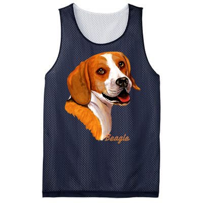 Beagle Dog Signature Portrait Mesh Reversible Basketball Jersey Tank