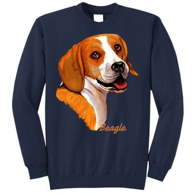 Beagle Dog Signature Portrait Tall Sweatshirt