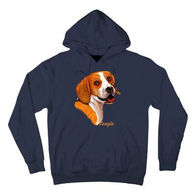 Beagle Dog Signature Portrait Tall Hoodie