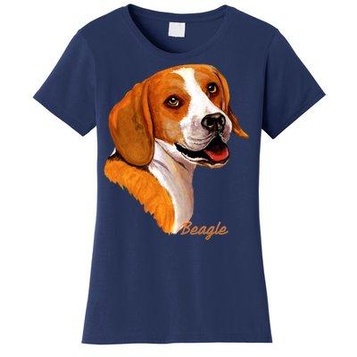 Beagle Dog Signature Portrait Women's T-Shirt