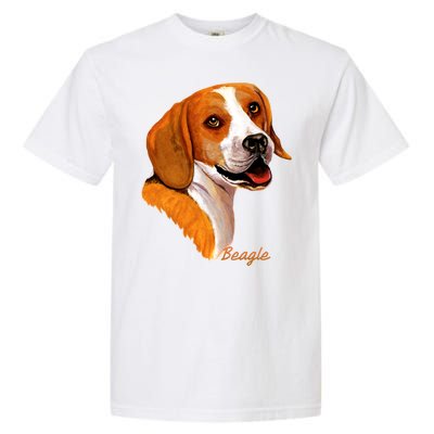 Beagle Dog Signature Portrait Garment-Dyed Heavyweight T-Shirt