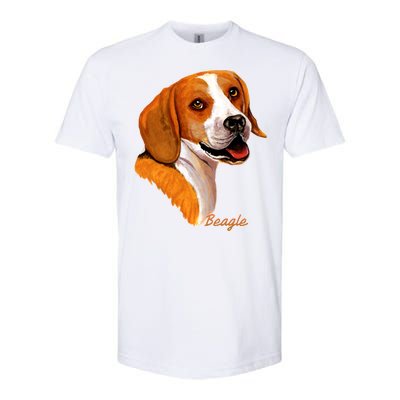 Beagle Dog Signature Portrait Softstyle® CVC T-Shirt