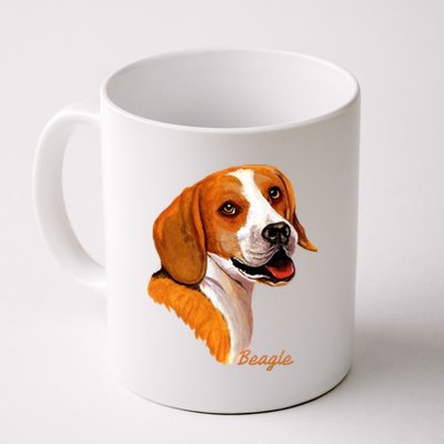 Beagle Dog Signature Portrait Coffee Mug