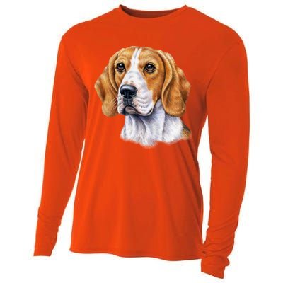 Beagle Face Cooling Performance Long Sleeve Crew