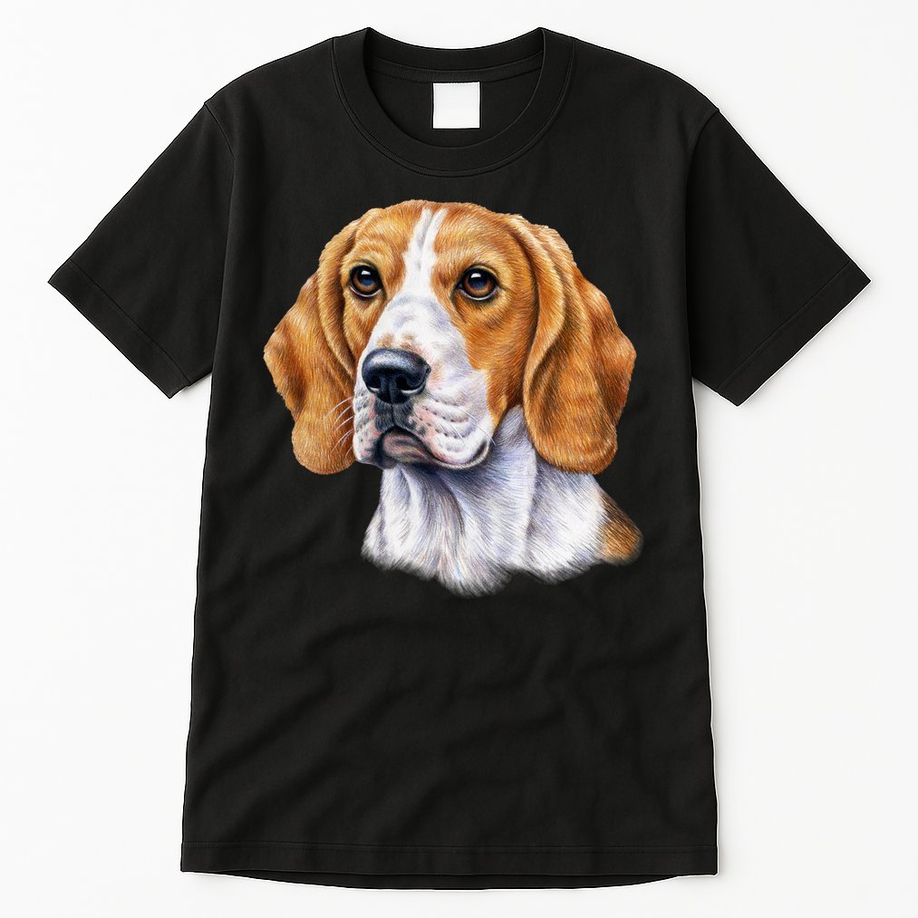 Beagle Face Tall T-Shirt