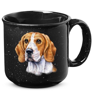Beagle Face 15oz Campfire Ceramic Mug