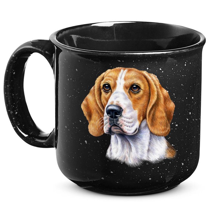 Beagle Face 15oz Campfire Ceramic Mug