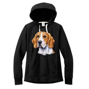 Beagle Face Women's Fleece Hoodie