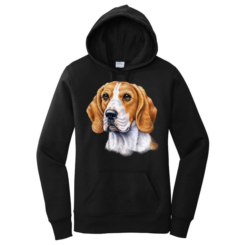Beagle Face Women's Pullover Hoodie