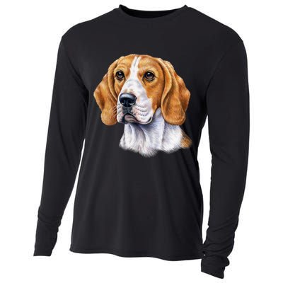 Beagle Face Cooling Performance Long Sleeve Crew