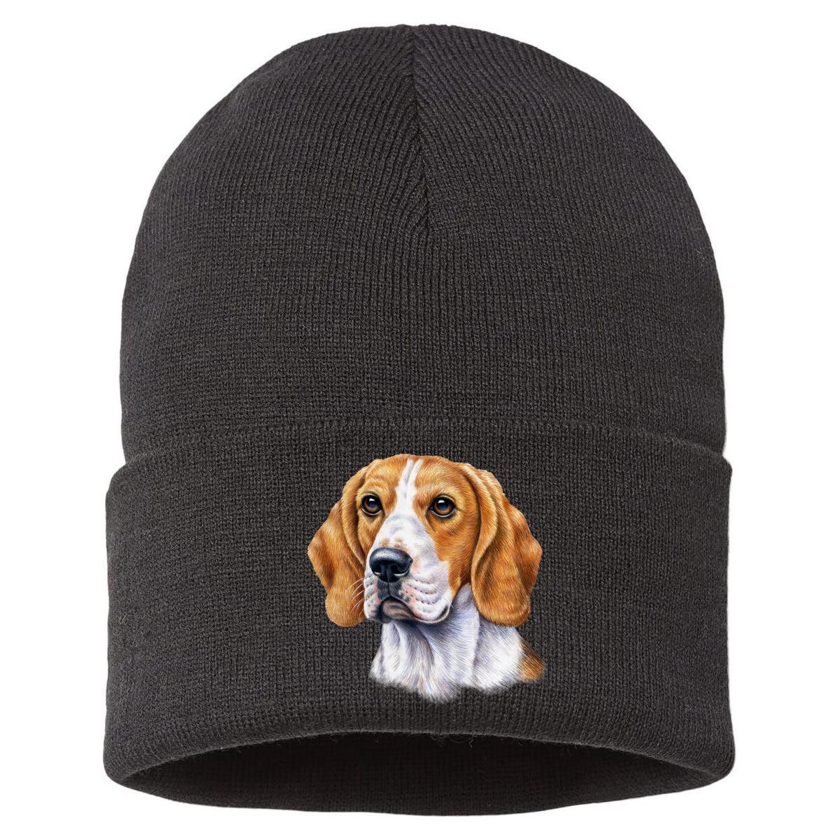 Beagle Face Sustainable Knit Beanie