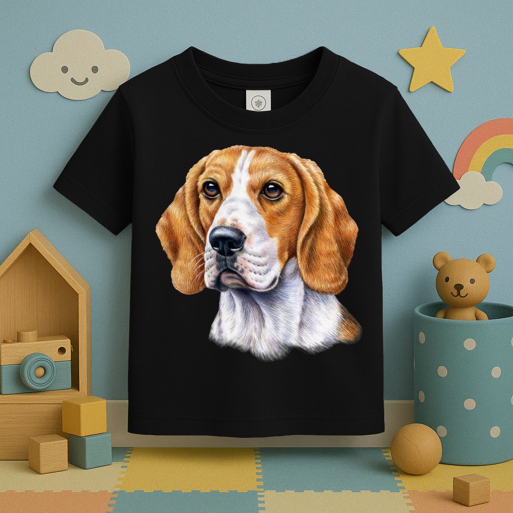 Beagle Face Toddler T-Shirt