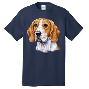 Beagle Face Tall T-Shirt