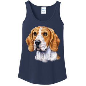 Beagle Face Ladies Essential Tank