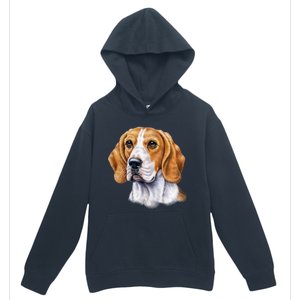 Beagle Face Urban Pullover Hoodie