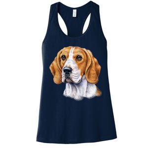 Beagle Face Women's Racerback Tank