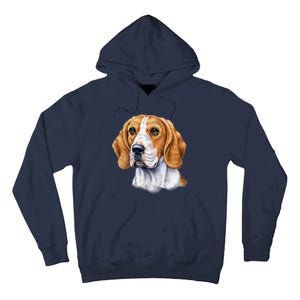 Beagle Face Tall Hoodie