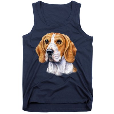 Beagle Face Tank Top