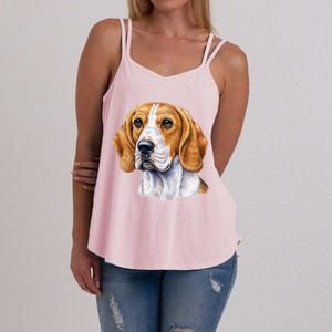 Beagle Face Women's Strappy Tank