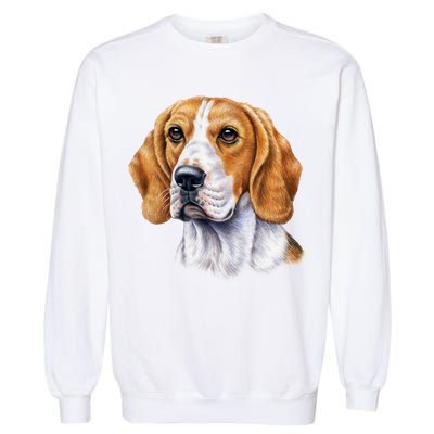 Beagle Face Garment-Dyed Sweatshirt