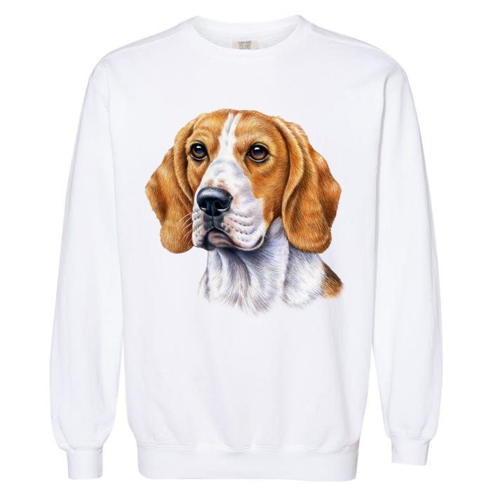 Beagle Face Garment-Dyed Sweatshirt