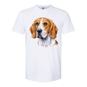 Beagle Face Softstyle CVC T-Shirt