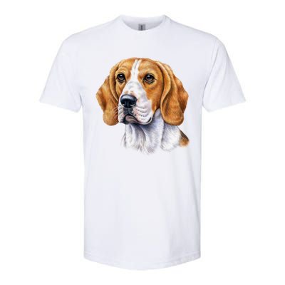 Beagle Face Softstyle® CVC T-Shirt