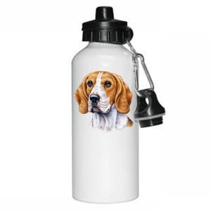 Beagle Face Aluminum Water Bottle