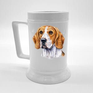 Beagle Face Beer Stein