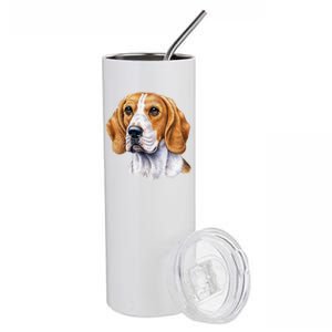 Beagle Face Stainless Steel Tumbler