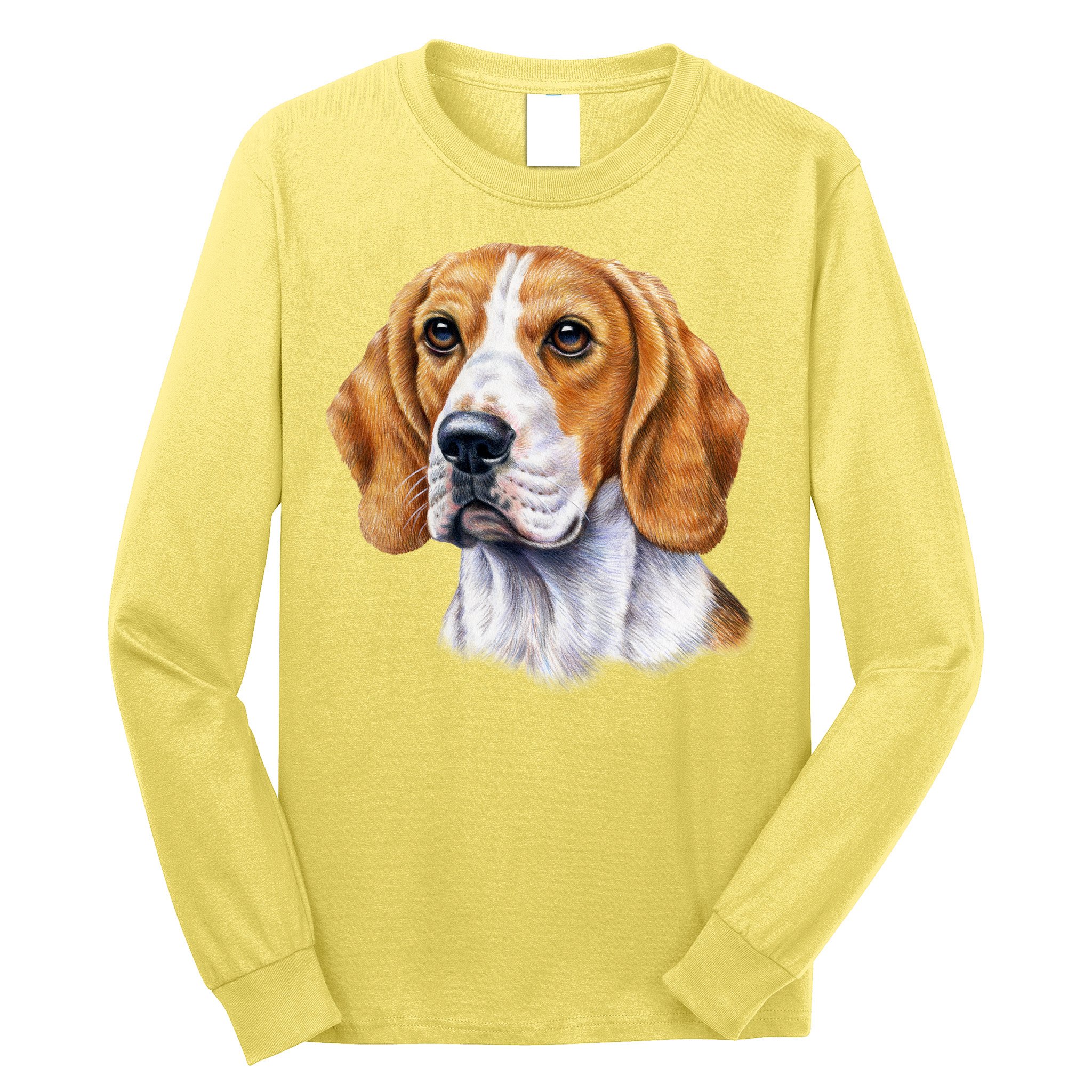 Beagle Face Long Sleeve Shirt